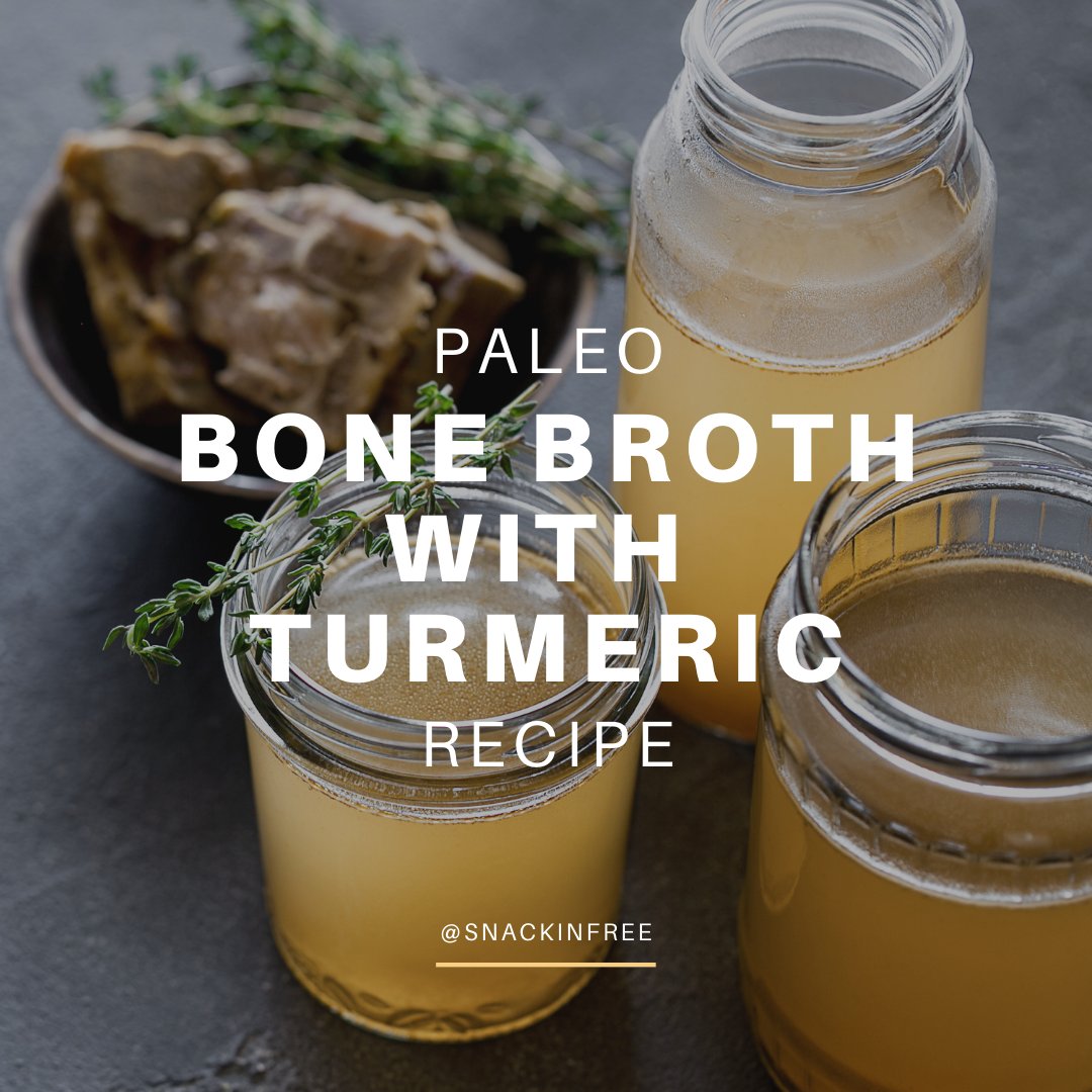 SnackinFree's tweet photo. If you haven't already, you must try out our Paleo Bone Broth With Turmeric Recipe! 🍲⁠
⁠
This recipe is a perfect way to detox and stay nourished all year! Click the link here: https://t.co/PwjYv8Otp3 https://t.co/cPacXIocHt