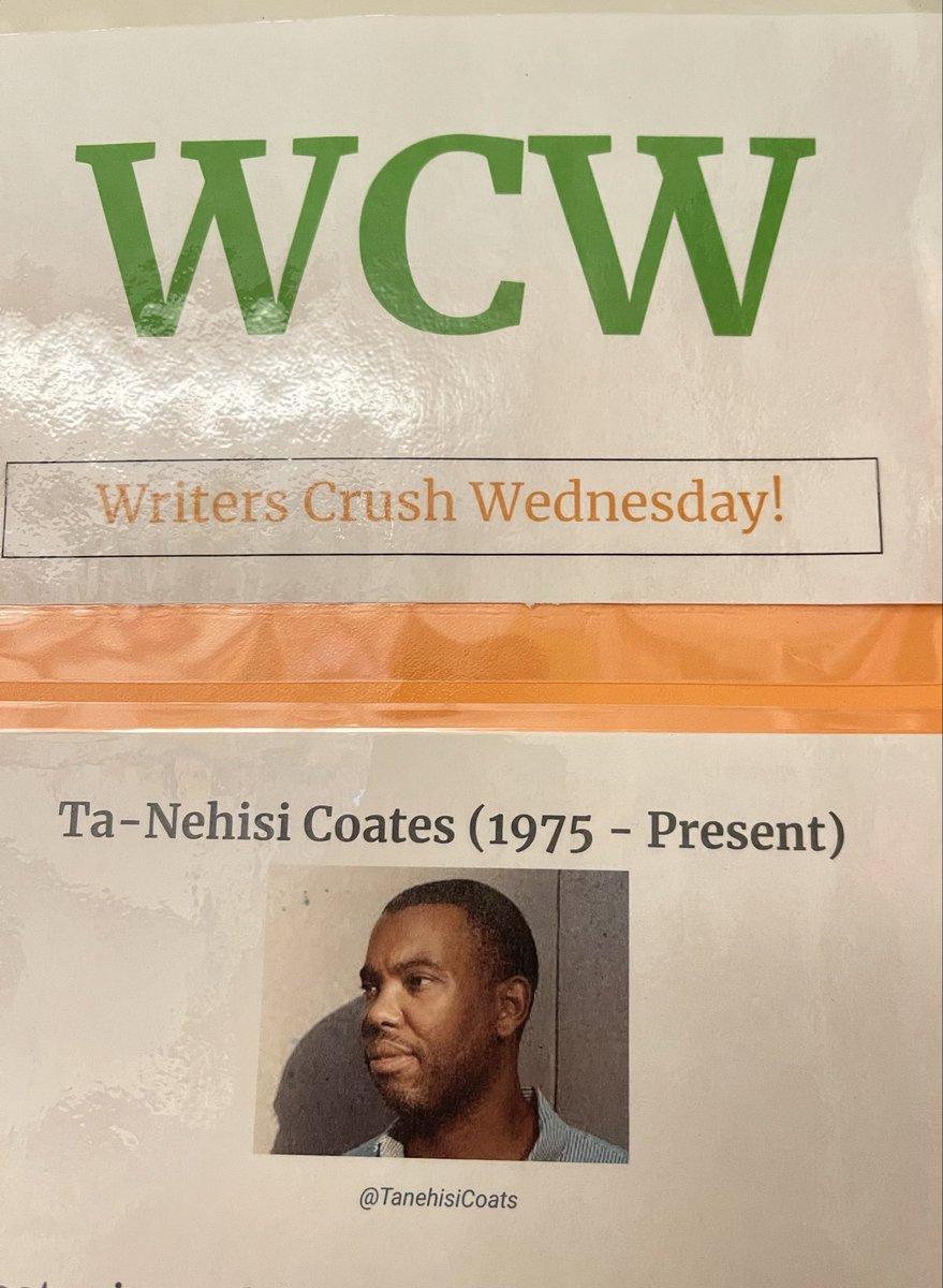 Check out <a href="/TanehisiCoats/">Ta-Nehisi Coates</a> - our writer of the week.  He covers important topics about culture and society through his poignant pieces. <a href="/YorktownSentry/">Yorktown Sentry</a> <a href="/APS_ELA/">APS Secondary ELA</a> <a href="/MsPorterAPS/">Laura Porter</a> <a href="/Principal_YHS/">Dr. Kevin Clark</a>