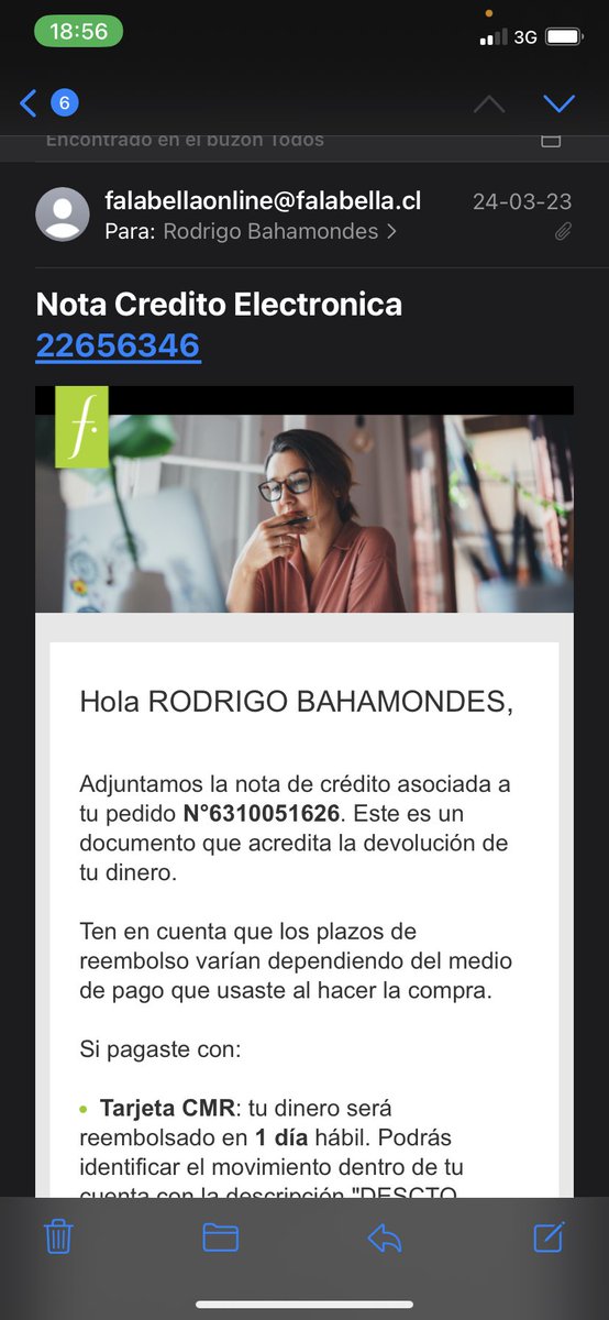 #falabella una estafa , rechazo una compra me realizan la nota de crédito regresan el dinero y siguen cobrando las cuotas pensando que uno no se dará cuenta,te cobran intereses por esa compra este caso más de 300.000 estado de cuenta y la nota de crédito <a href="/FalabellaAyuda/">Falabella Ayuda CL</a> #estafa