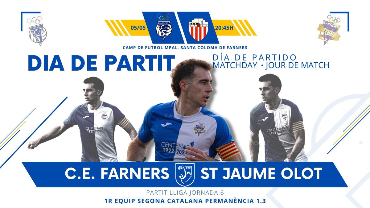 futbolfarners's tweet photo. 💙 D I A   D E   P A R T I T 🤍

#FarnersSempreEndavant https://t.co/365WqCGWxp