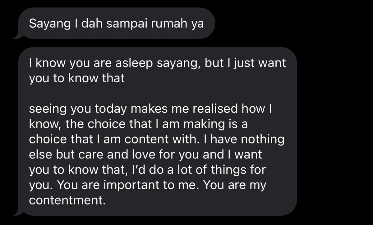 najihahshahrel's tweet photo. I fell sick again yesterday and woke up to this message..... https://t.co/aeFWhJYe0A