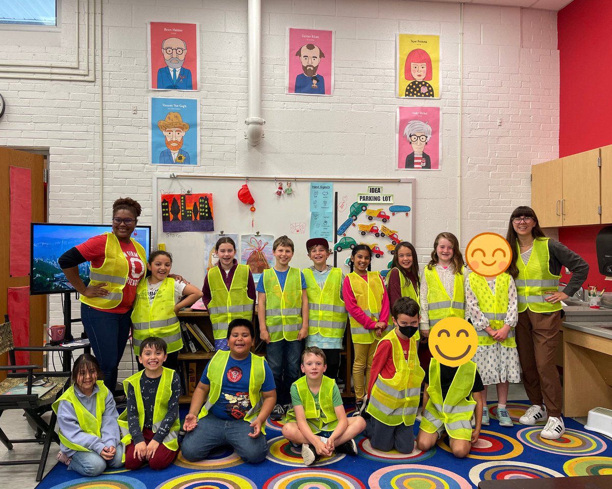 At an Eco-Action Committee meeting, we delivered high-visibility vests that were paid for by a PTA grant.  Students will wear their vest when doing work (gardening, recycling, &amp;/or picking up litter) on campus. Thank you Cardinals for your environmental stewardship at Abingdon!