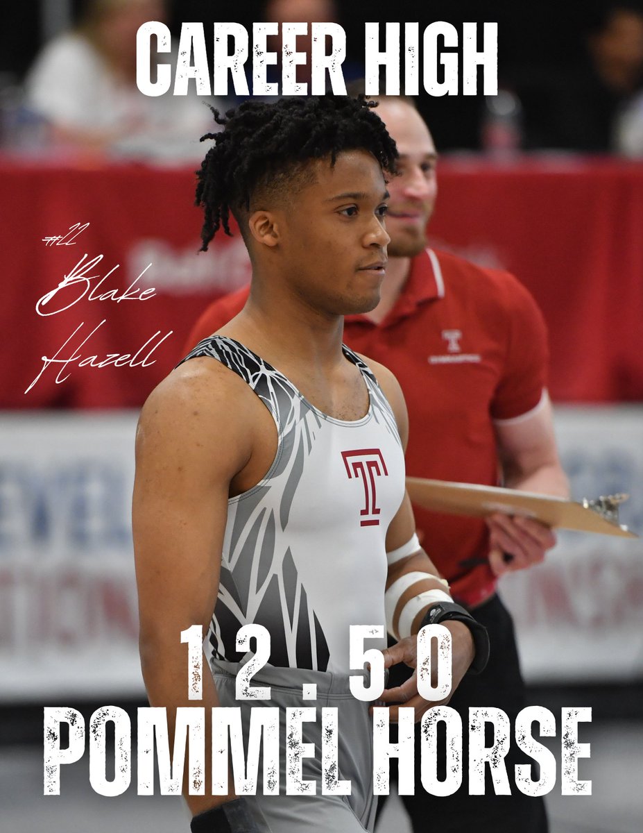 Temple_MGym's tweet photo. 𝑰𝒕’𝒔 𝒂 𝒄𝒂𝒓𝒆𝒆𝒓 𝒂𝒏𝒅 𝒔𝒆𝒂𝒔𝒐𝒏 𝒉𝒊𝒈𝒉 for #22 Blake Hazell

The junior earned a 12.5 on the Pommel Horse, earning a 4th place finish at East Conference Championship!

🦉 | #TUMG #Feeling22 https://t.co/kz1zOaa3XV