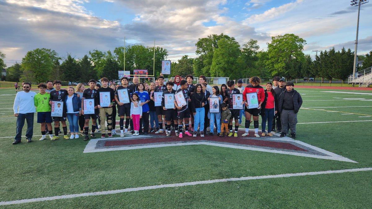 Congrats to our Boys Soccer Seniors on Senior Night!!!   Good luck and go get a W vs Hayfield