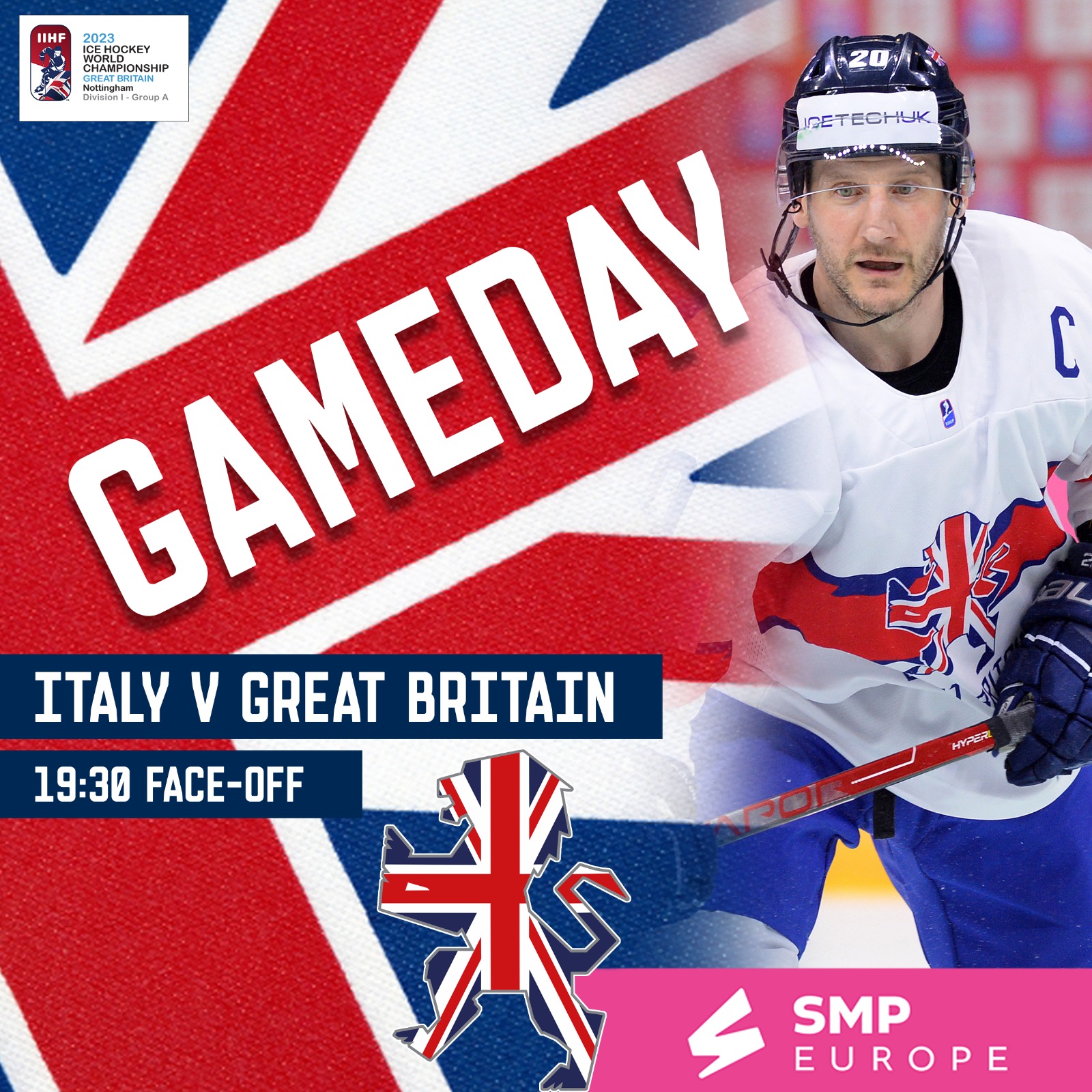 Team GB Ice Hockey on Twitter "🇬🇧 GAMEDAY 🇬🇧 🏒 Italy v Great Britain ⏰