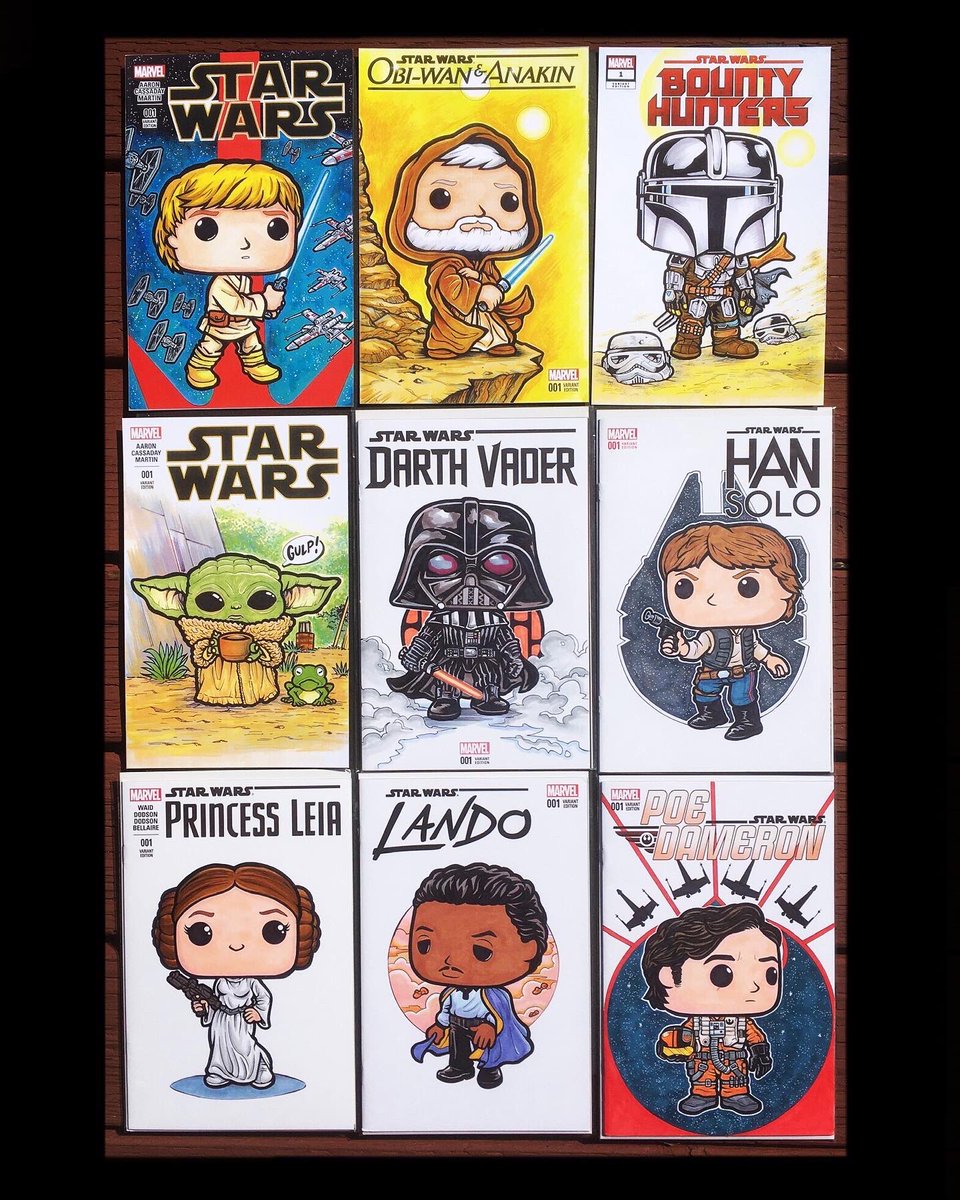 zeolee3's tweet image. Happy Star Wars Day ⭐️ 

Here&apos;s all my Star Wars pieces that I have done so far 🤖
May the 4th be with you 

#funko #funkostarwars #funkoart #funkopopart #funkoartist #starwarsday #maythe4thbewithyou