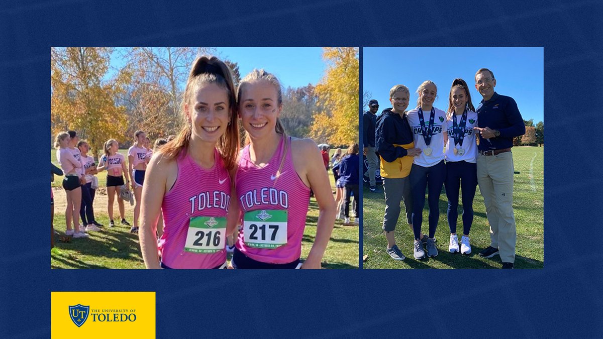 Emily and Madeline Vining are twin sisters who have always been each other's running buddies. The sisters have been an important part of the Rockets' success in cross country and track and field. They will both be graduating this weekend. 🎓➡️ myut.link/ypn