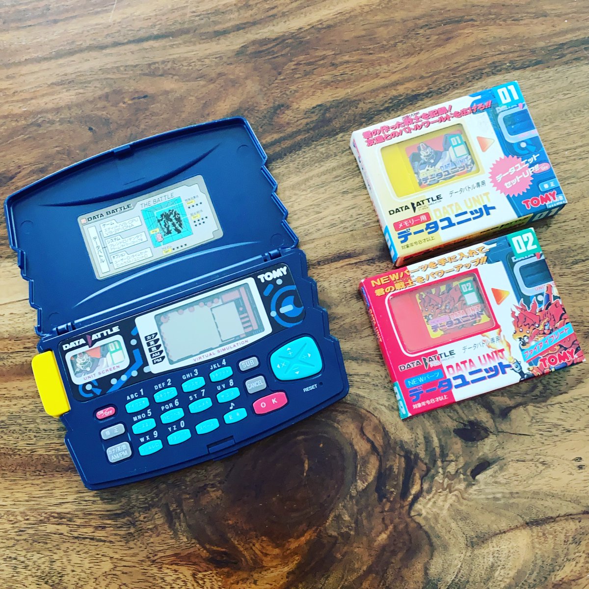 VideoKraken's tweet photo. Day #154 - Data Battle | Virtual Simulation by Tomy (1995)
Half agenda, have boring game, this Japan exclusive PDA have it all.
More info: https://t.co/m0St9L8Dcl
#OneConsoleADay https://t.co/CfFXFjCGWe