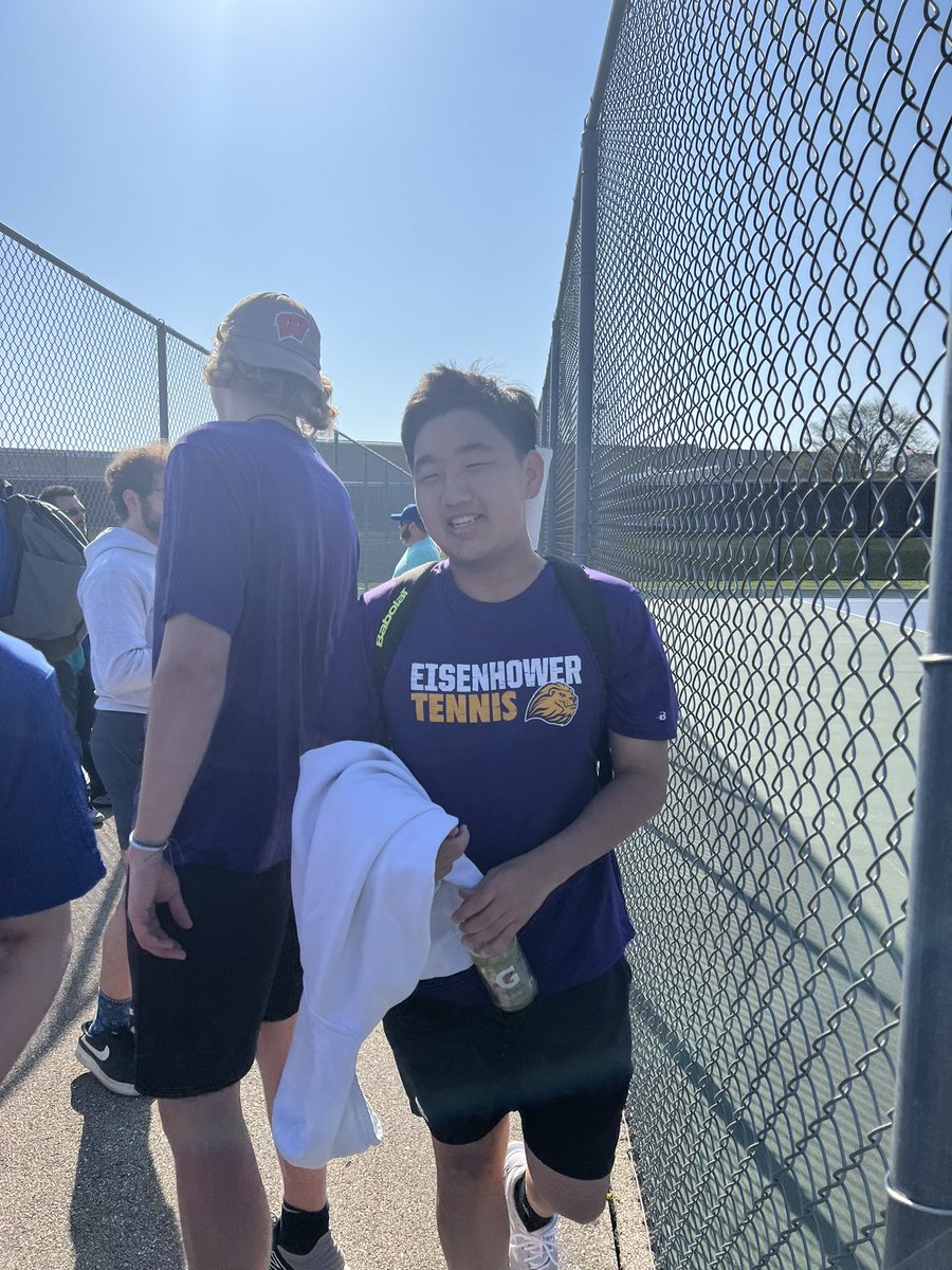 ike_tennis's tweet photo. With the 6-1 win against @PewaukeeBT the @IkeLions @ike_tennis team repeats as the undefeated @WOODLANDconf1 West Conference Champs!!! They also improve to 13-4 this season with a few matches and tourneys left. #CongratsBoys #LetsGoIke https://t.co/aa6KTsZ1XE