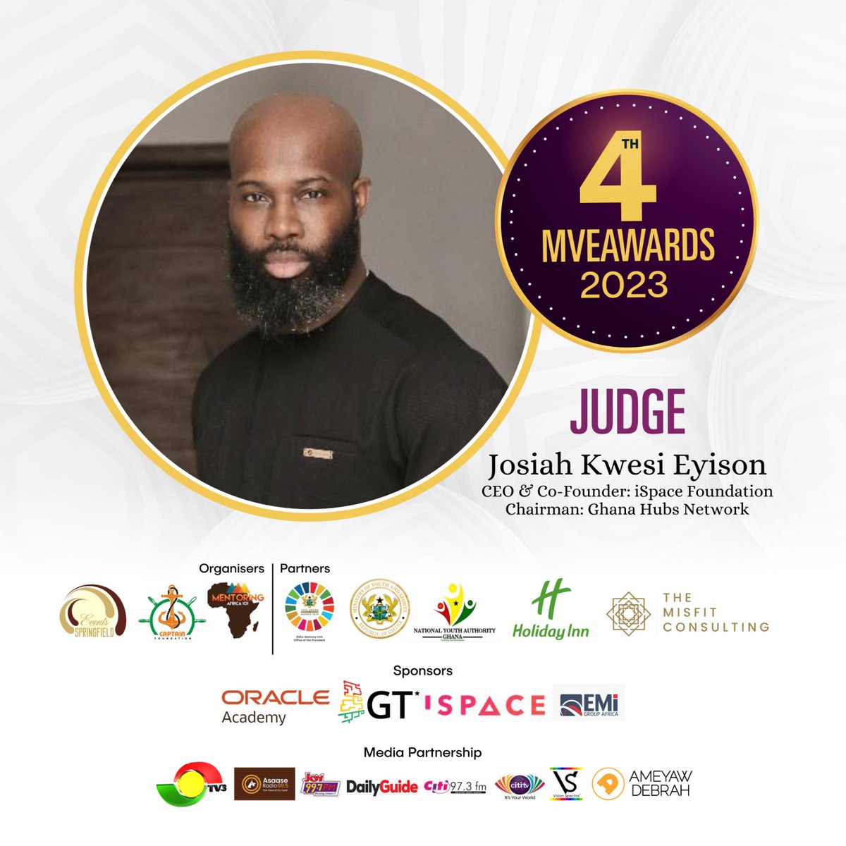Meet <a href="/jkeyison/">Jkeyison</a>  Judge @: Mentorship and Volunteerism Excellence Awards 2023 
 A seasoned professional in volunteerism and mentorship and will bring onboard his experience, expertise and integrity in making a great decision.    #globalcaptains #sdgs2030 #mveawards