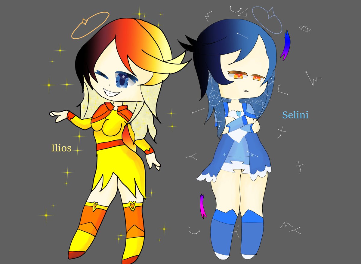 LittleRedSan's tweet photo. Wanted to do some shading and rendering practice as well as some eyes today and practice a chibi style so i gave my 2 celestial goddesses a little budget increase
as always likes a retweets big preich and feed back, of course
#ilRedstration https://t.co/kQ8bVXwCFM