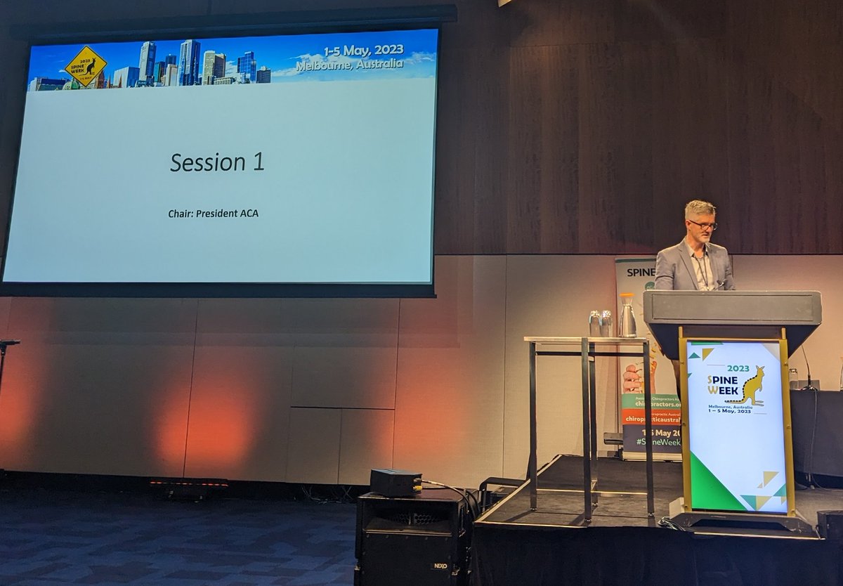 AusMikeSwain's tweet photo. Spine Week 2023! We're off to a really great first session of the day. Discussion panel with @MFernandez1611 and Prof Jiri Dvorak.
@ChiroAustralia @AusChiros @CQU https://t.co/g7j81QVARZ