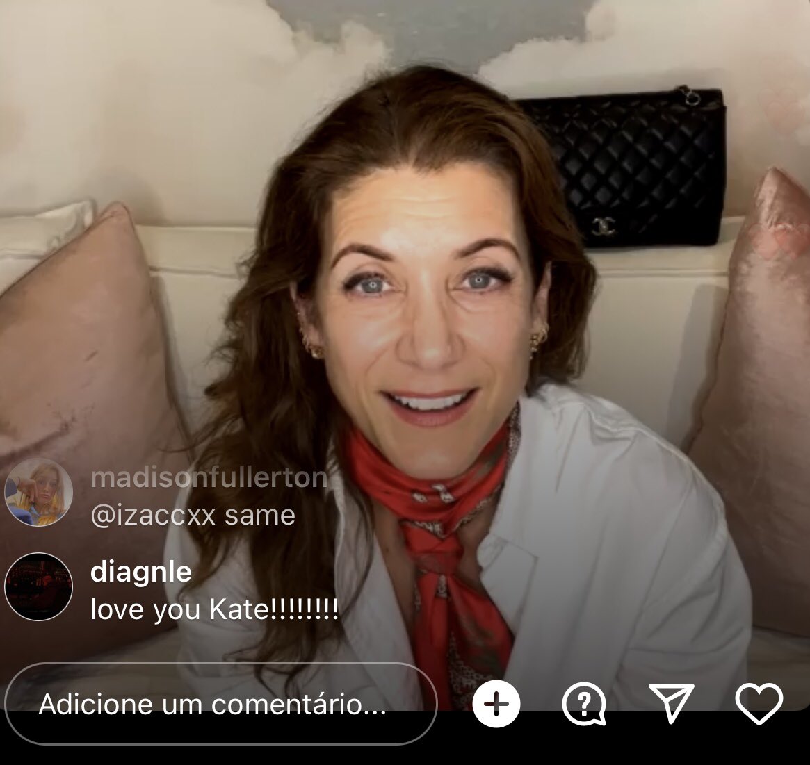 kwalshbr's tweet photo. NOSSA LINDA! Kate Walsh via live em seu perfil no instagram, hoje, 04/05. https://t.co/mM4hkUGiJo