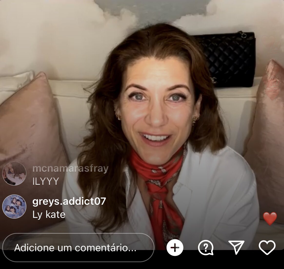 kwalshbr's tweet photo. NOSSA LINDA! Kate Walsh via live em seu perfil no instagram, hoje, 04/05. https://t.co/mM4hkUGiJo