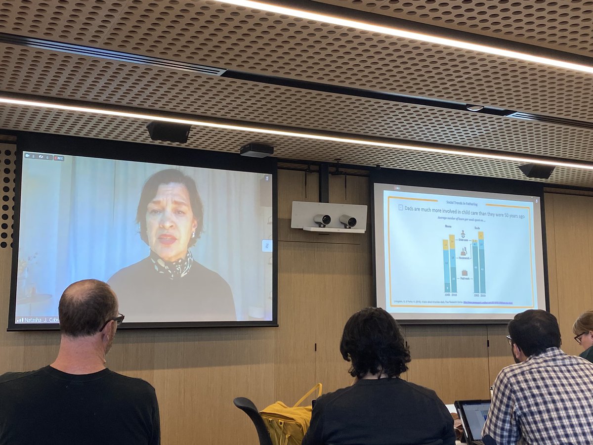 A privilege to hear from our second Keynote speaker @natashajcabrera, ‘What does culture have to do with it? Understanding diversity among fathers and its implications for children’s wellbeing’. #AFRS2023