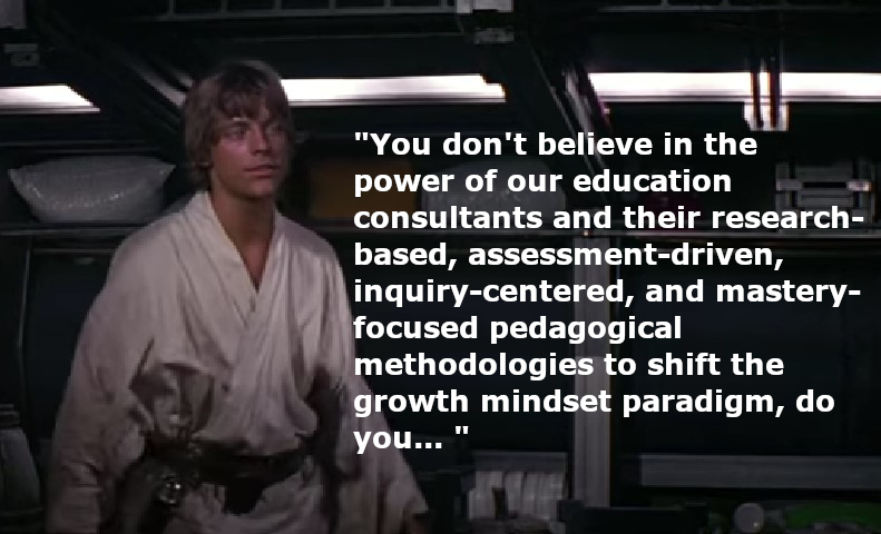 RAD_is_awesome's tweet photo. Rumor is that the original Star Wars' script had the Rebellion hiring ed. consultants to help defeat the Empire, until they realized that the consultants had no actual plan.  This resulted in the "Hokey Religions" line, which eventually made the final cut. https://t.co/fZNCHkXR0T