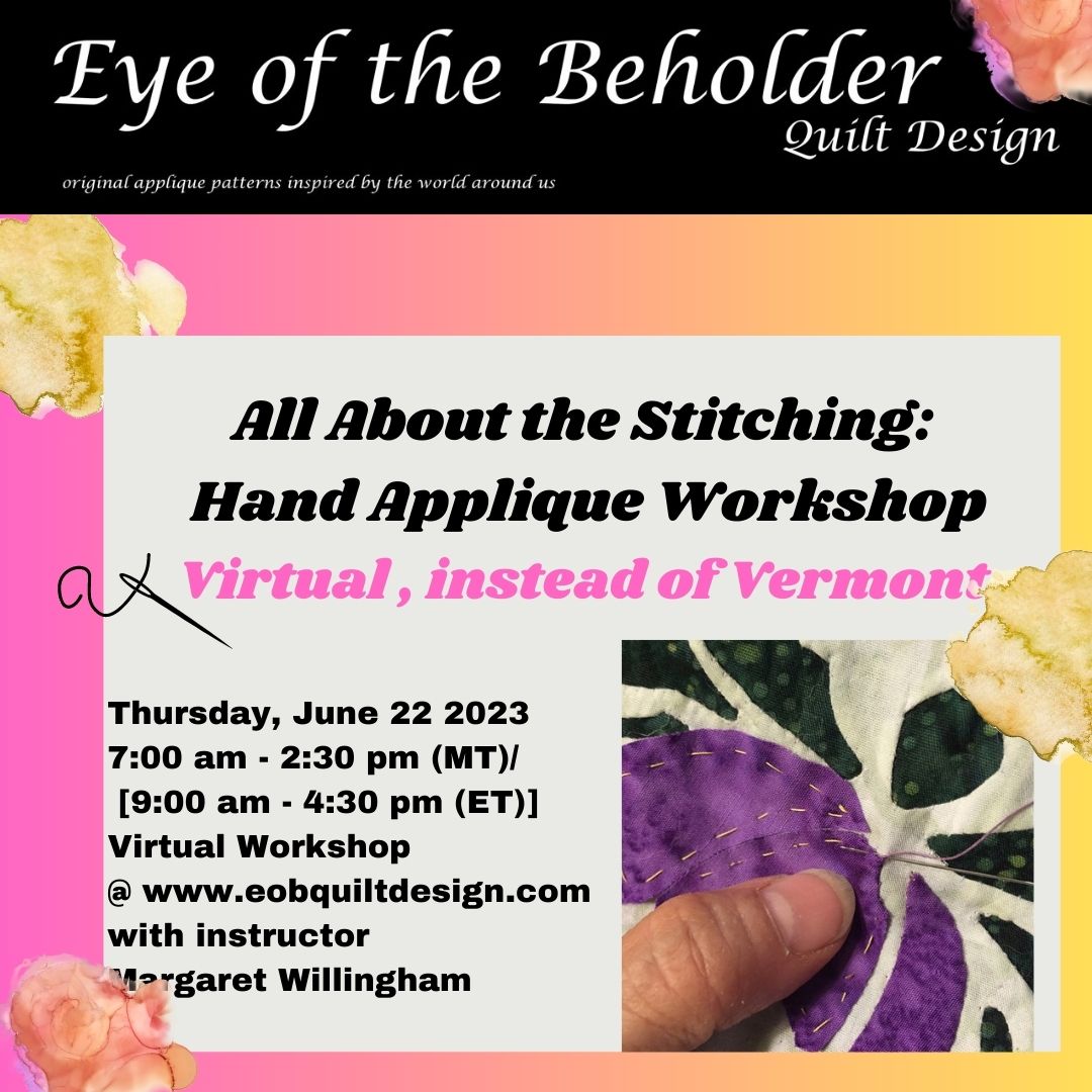 eobquilt's tweet photo. Eye of the Beholder Quilts makes quilts out of life's surprises! - https://t.co/0oo3xcNaxe Vermont Quilt Festival cancelled, but we went Virtual! Join us for VIRTUAL INSTEAD OF VERMONT! Read the Newsletter to find out information about classes and how to sign up today! https://t.co/WY6OEyeMP6