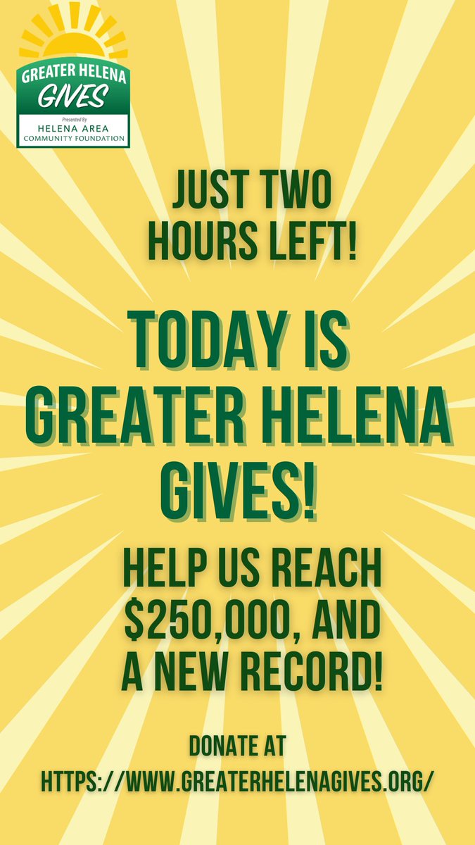 #GreaterHelenaGives