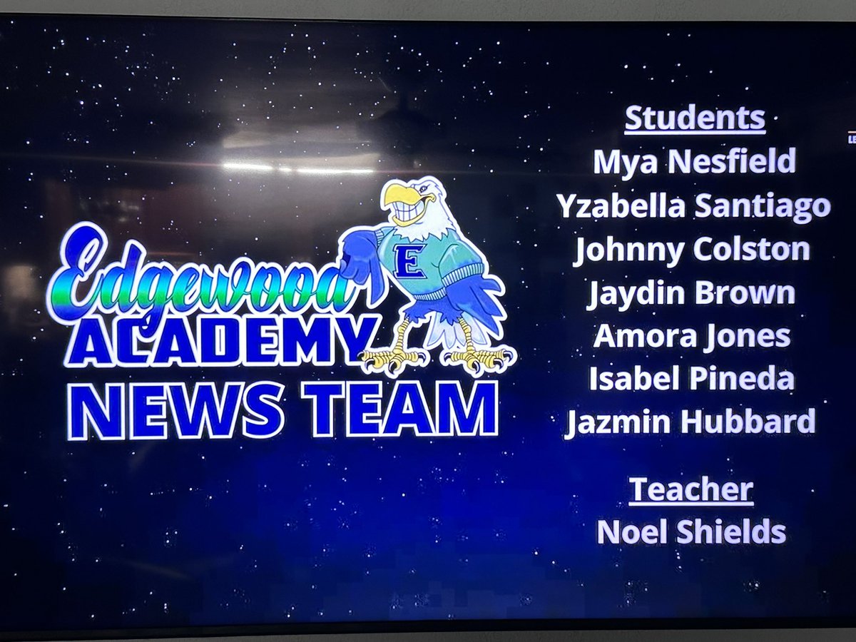 Our ENN news show won 2 awards tonight at the Lee County Film and Television Awards. Best News Show K-5 and Best in Show K-5! We watched the awards together on Zoom and celebrated. Way to go Eagles!! #loveleeschools