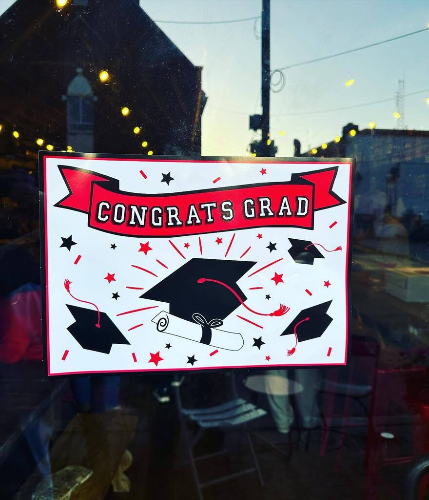 Congrats Grads 👩‍🎓 👨‍🎓🥂🍷🍻🍾
<a href="/emma_bant/">Emma Bant</a> <a href="/ncstate/">NC State University</a> 
.
.
.
#ncsu #ncstate #raleighbar #raleighbeer #raleighwine #redlinebeerwine #ncsugraduates2023 instagr.am/p/Cr1vGk9LqO4/