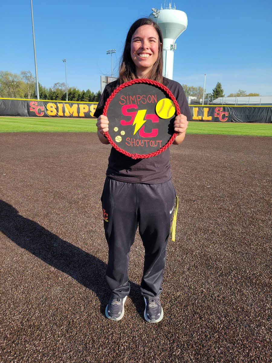 SCStormSoftball's tweet photo. Day #46 Shoutout Award goes a different route! Rebby Kimzey, our super Athletic Trainer was recognized for her amazing work keeping us healthy and her constant support everyday! Thanks Rebby!!🥎⚡️
@SportsmedSc #RollStorm https://t.co/vMUdu2W1lp