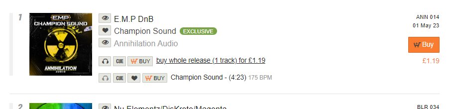 Well god damn... Numero Uno