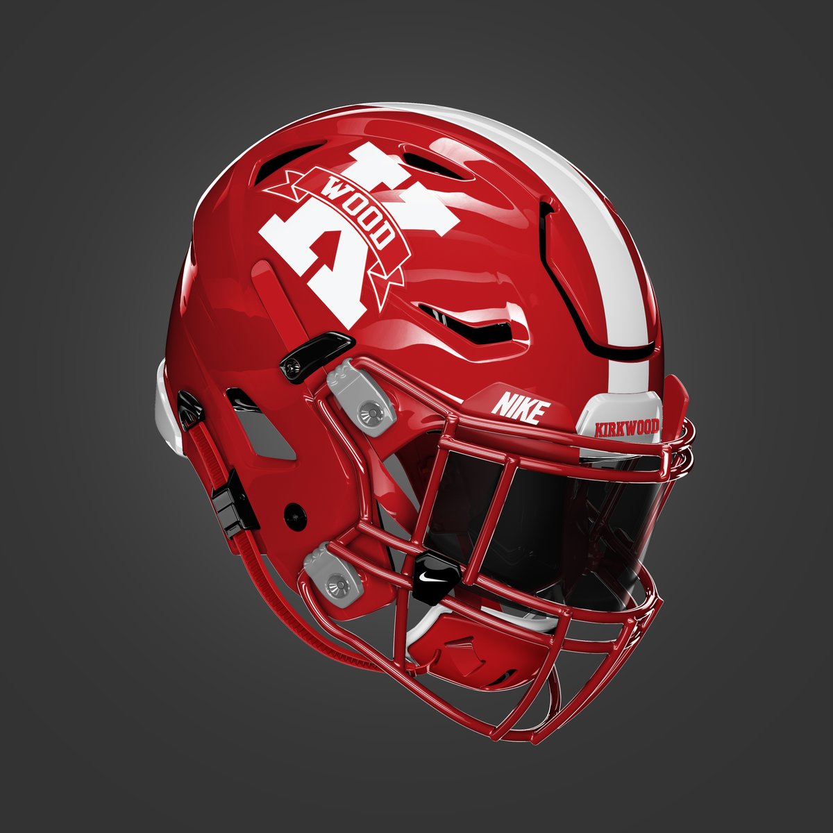HelmetMissouri's tweet photo. Not one, but TWO different looks this fall for Coach @jmac___19 and the Kirkwood Pioneers!
Traditional K on the red and a new matte white alternate with their 😤 Pioneer logo.
#SAVAGE #113Days https://t.co/rMOeOi3UqZ
