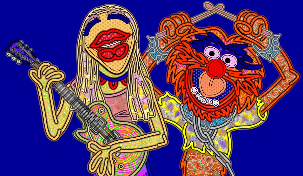 TvArtworks's tweet photo. JANICE! Two of the six member of #ElectricMayhem are done. Floyd Pepper is next!
#janicemuppet #janiceelectricmayhem #electricmayhem #muppets #themuppets #jimhenson #muppetmayhems https://t.co/Qabos3NQD3