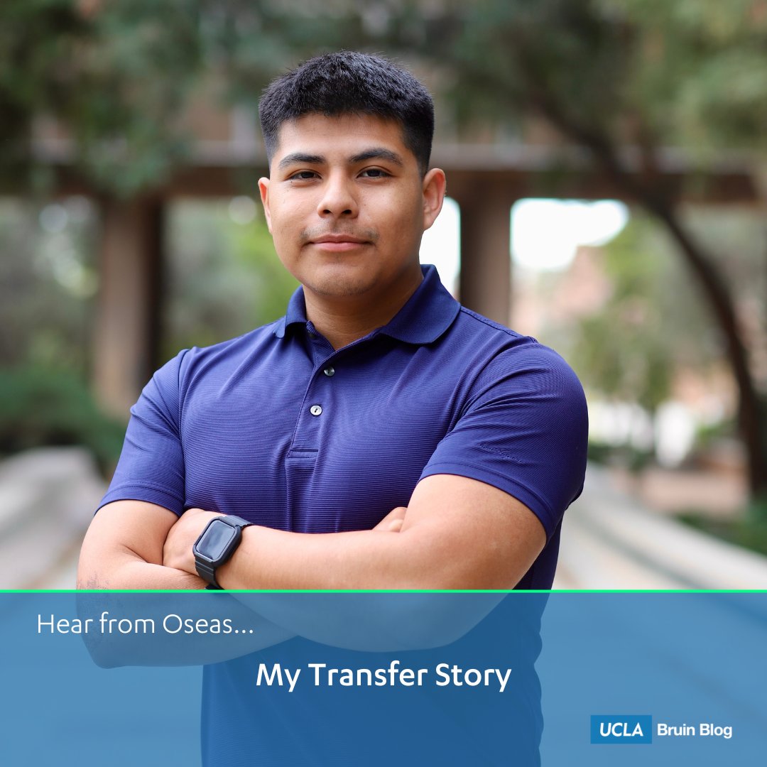 UCLAAdmission's tweet photo. Read about Oseas' transfer experience in today's #BruinBlog ✏️ 💻 🐻 https://t.co/mQj2ruiKjt

Oseas is a third-year transfer student from San Diego, CA. He is majoring in History and minoring Chicano Studies. https://t.co/bsoLZ4o0kj