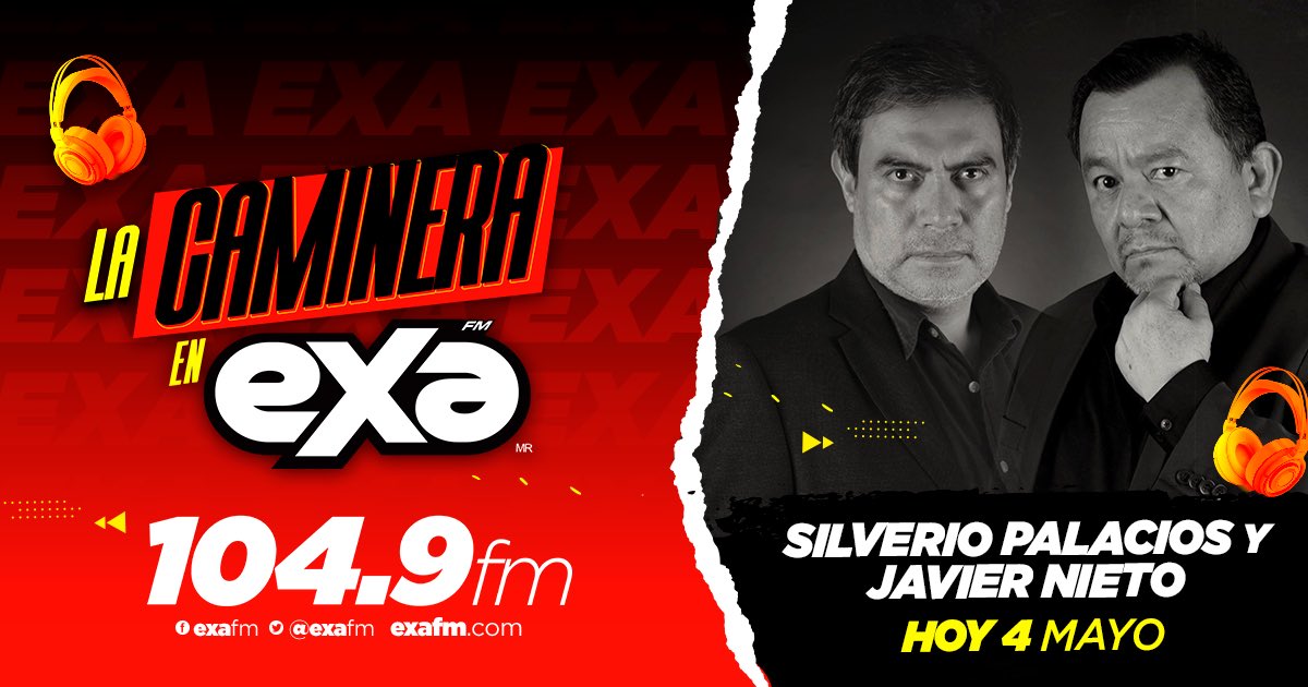 ExaFM's tweet photo. ¡Camineros 😎! No se pierdan la entrevista en #LaCaminera con @taniarin, @fran_hevia y @fer_gay 🤪 En el 104.9 FM 📻 

📲 https://t.co/N9FMUnZkn1 https://t.co/stKim64e3p