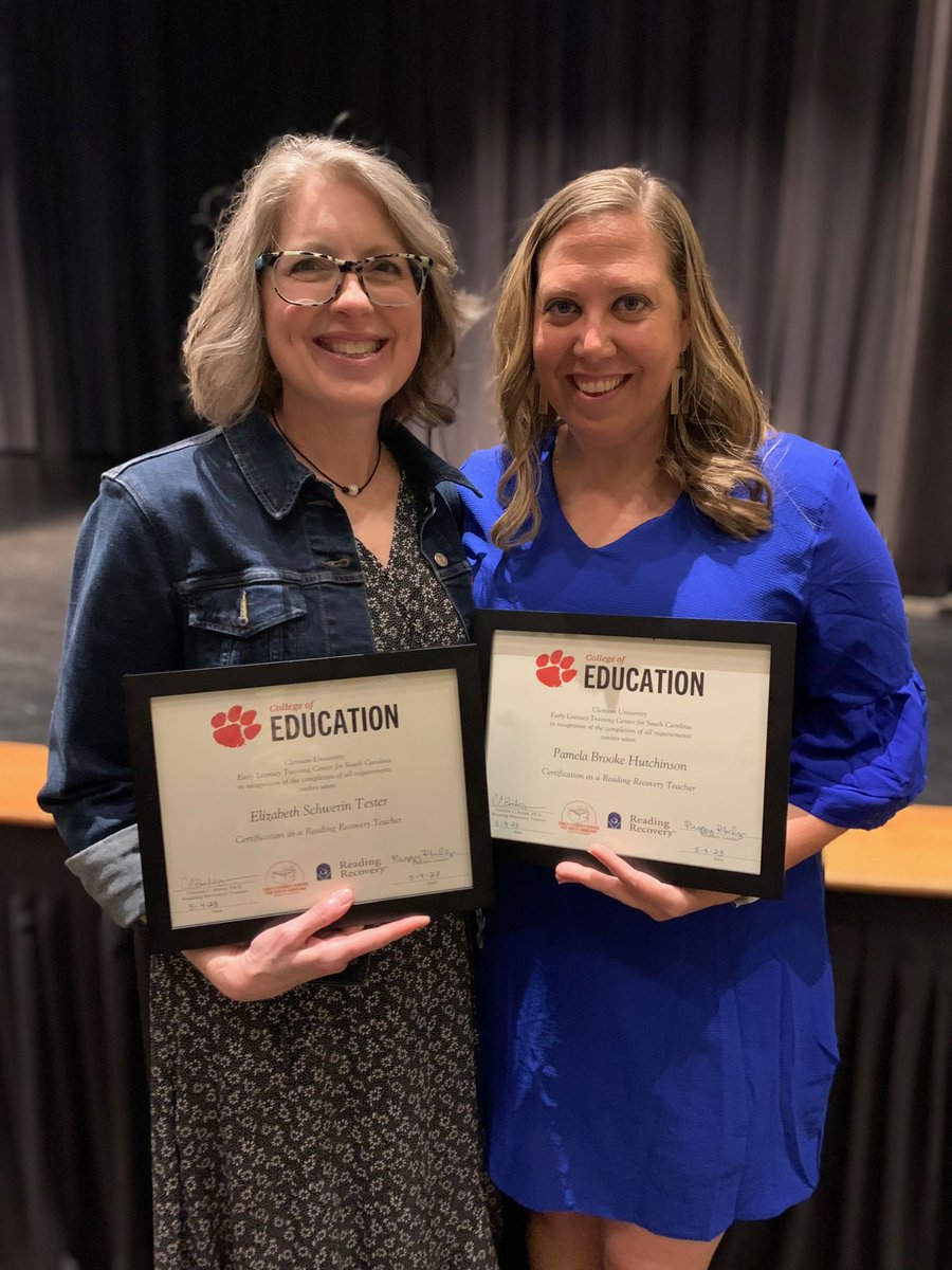 deerfieldlex1's tweet photo. PROUD of these two for completing their Reading Recovery Certification! Way to go, Mrs.Tester and Ms.Hutchinson! #ALLIN @deerfieldlex1 https://t.co/BngFdVg9Ae