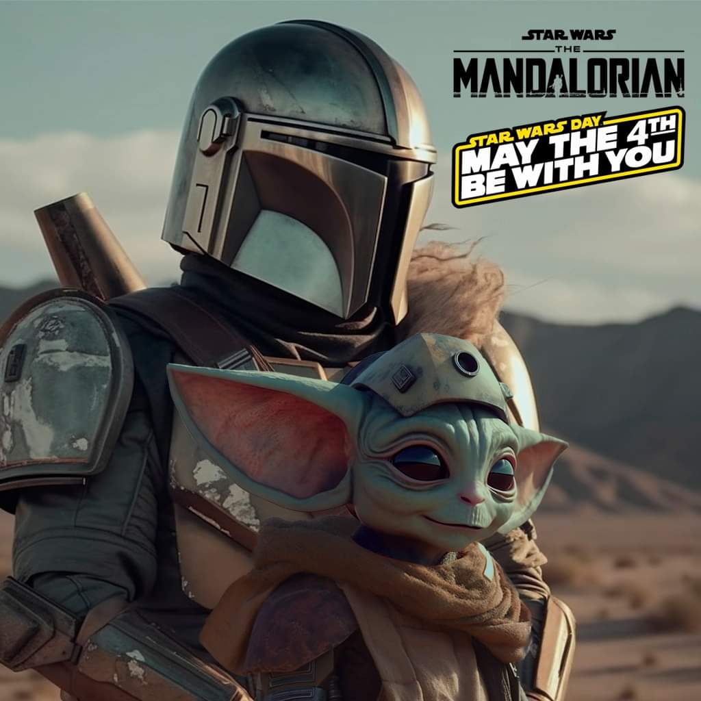 edu_ram83's tweet photo. Reimagining Din Djarin and adolescent Din Grogu.

#maythe4thbewithyou #starwars #starwarsday #midjourney #photoshop #digitalart #aiart https://t.co/R0bFNdaj8G