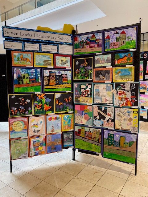 DrewESAP's tweet photo. Amazing artwork by our Seven Locks Wildcats! @ilanacarr715 https://t.co/tT7Wax0GQH