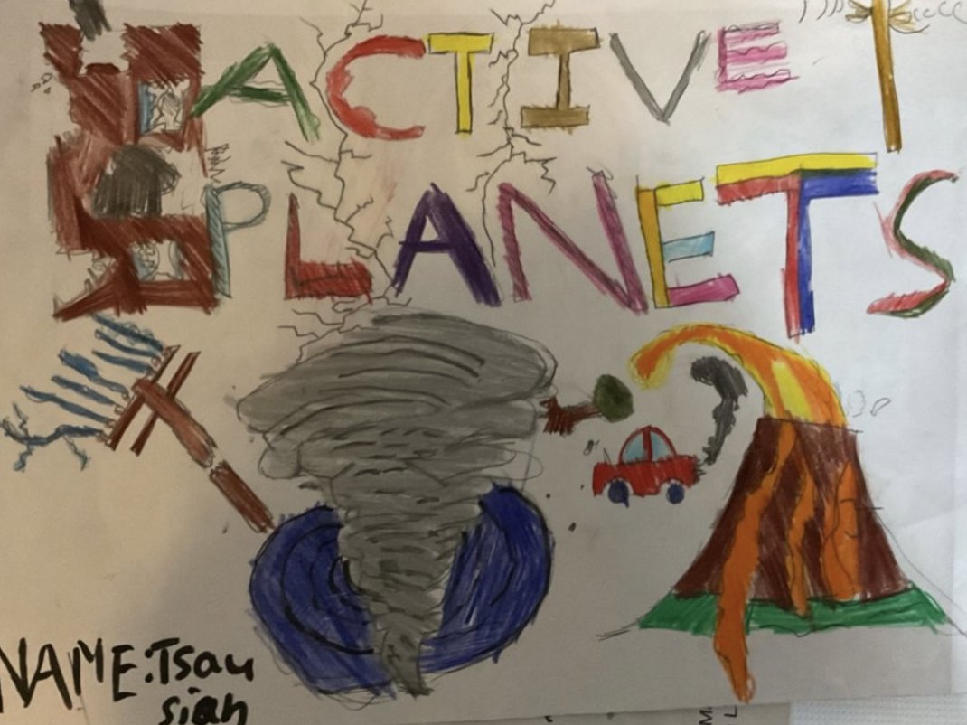 ShumitaR's tweet photo. Here are the front covers for our new @The_IPC topic on Active Planets! Our students have really outdone themselves. Exciting to dive into how geological processes shape our world and impact human populations 🌎🌋 #ActivePlanet #his_learning @HELPISKL https://t.co/l0jGY5kHyK