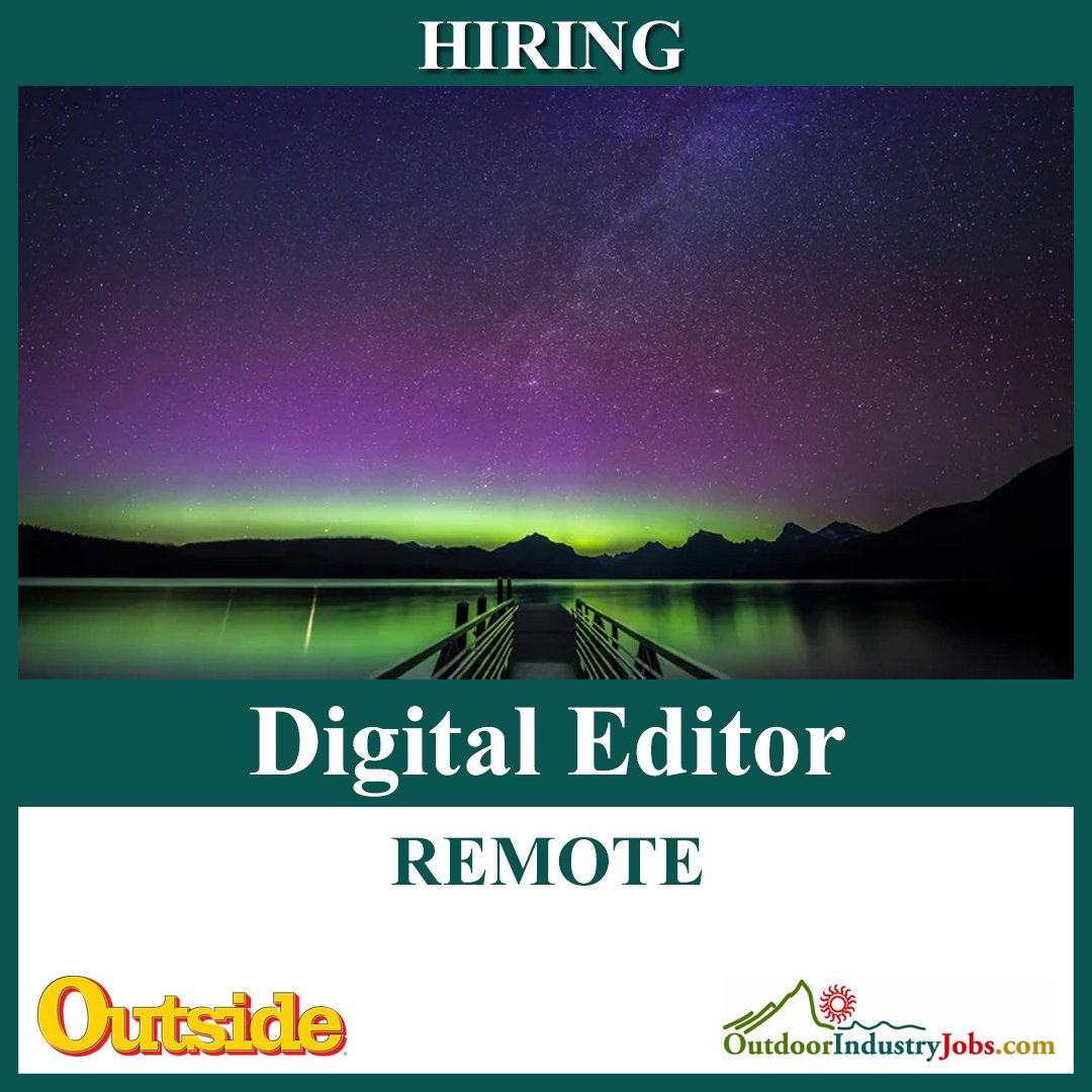 Outdoor_Jobs's tweet photo. Outside Inc is hiring a REMOTE Digital Editor.

Apply Here: https://t.co/OIf1zc3d1x

#OutdoorIndustry #OutdoorIndustryJobs #NowHiring #JobVacancy #JobOpportunity #Copywriter #Editor #DigitalEditor #Journalism #GetOutside #OutdoorWomen #OutdoorLifestyle #RemoteWork #RemoteJobs https://t.co/8OvBKVJ2Gc