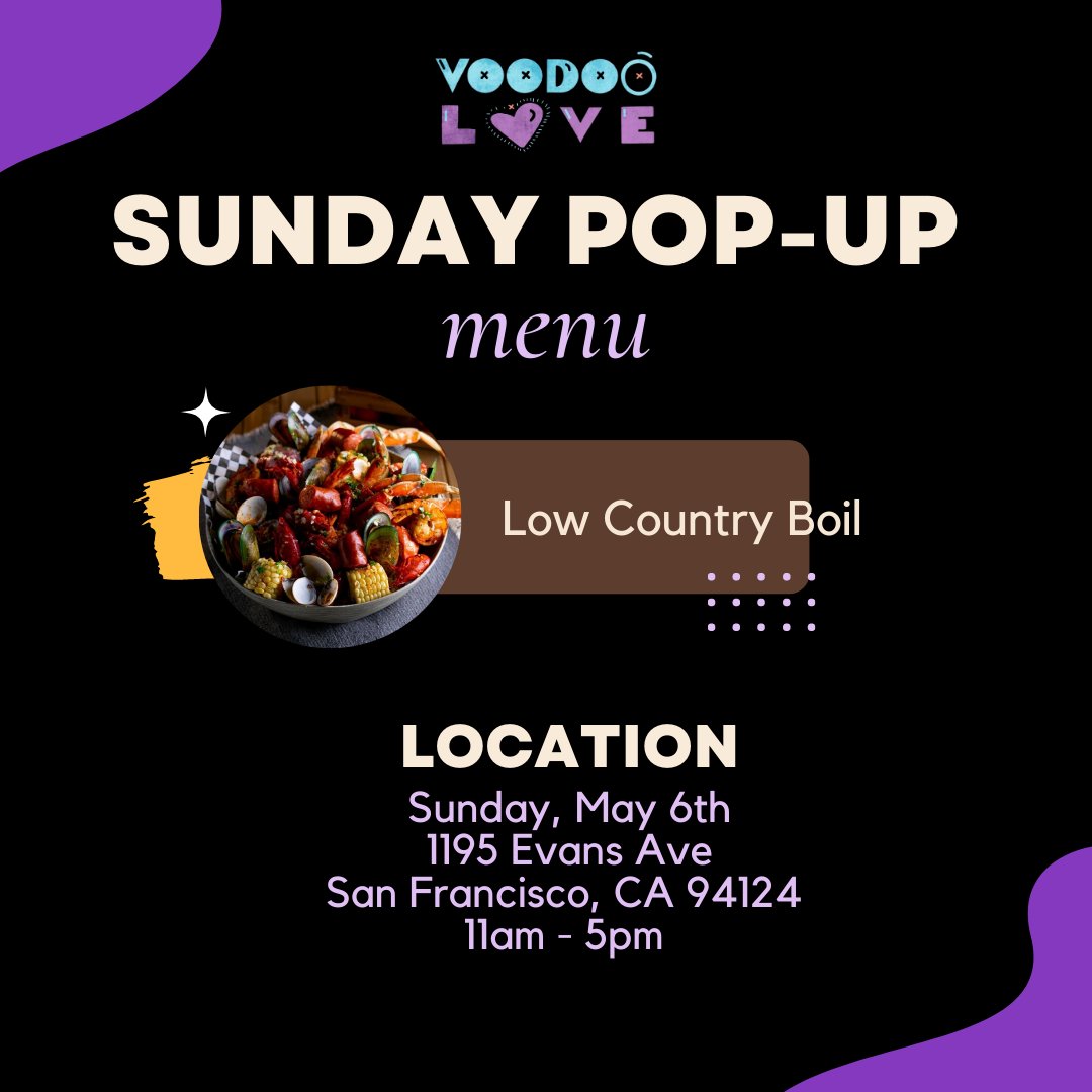 VoodooLoveSF's tweet photo. Savor the flavors at this weekend's Small Business Sunday pop-up🔥 Come support VooDoo Love SF THIS SUNDAY @mobbligated_films ⁠
⁠
⁠#tasty #delicious #yum #experience #hungry⁠
#blackexcellence #womanowned #sfeats #foodgasm https://t.co/5AEAAYUXSB