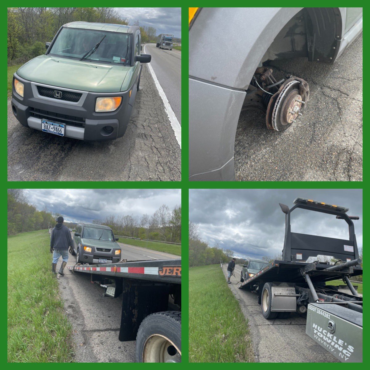 rcsdlibrarian's tweet image. Survived losing a tire on the highway — hitched a ride to the library conference from a tow truck! 🤦‍♀️