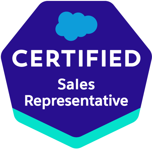 Since I couldn't attend #SalesforceTour NYC, I celebrated the launch of the new Sales Representative certification by taking the exam tonight. Check it out! #Salesblazer