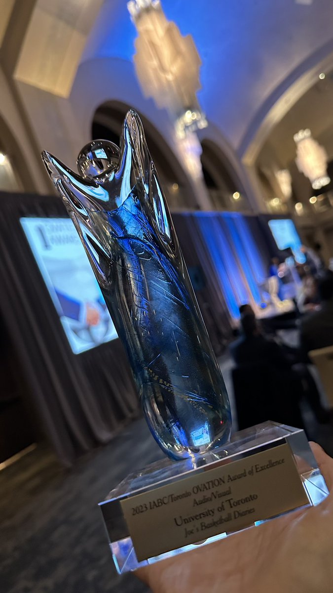 awhitebean's tweet photo. Joe’s Basketball Diaries bringing home the #IABCTO hardware at this years #Ovation23 awards! https://t.co/ixraOpsKGE