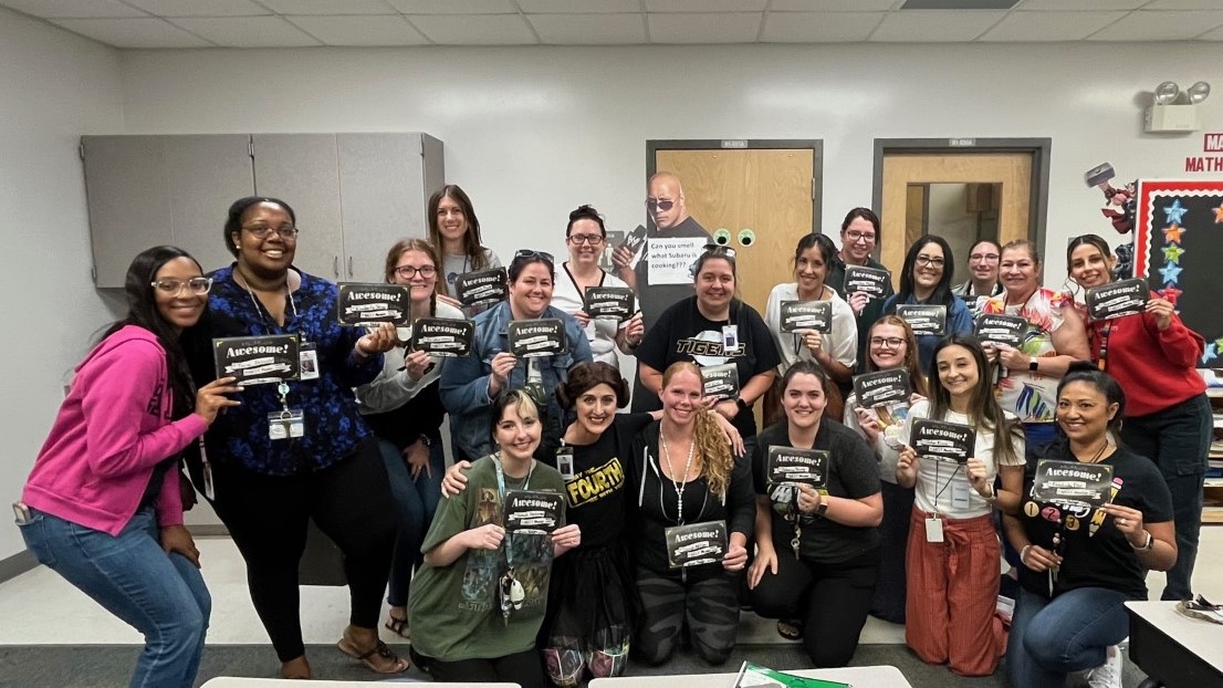 SpringLakeSCPS's tweet image. What an amazing bunch of educators participating in our New Educator Support Team (NEST)! They enjoyed a May the 4th themed celebration this afternoon! ⭐️
