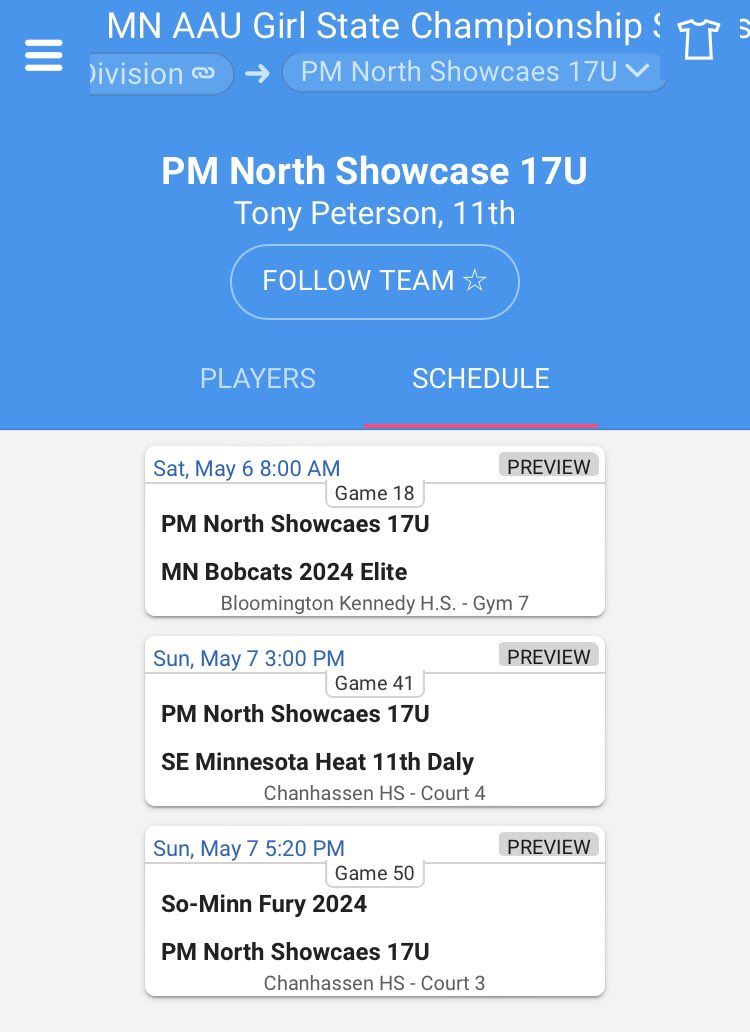 2024-Playmaker North Showcase Girls tweet media