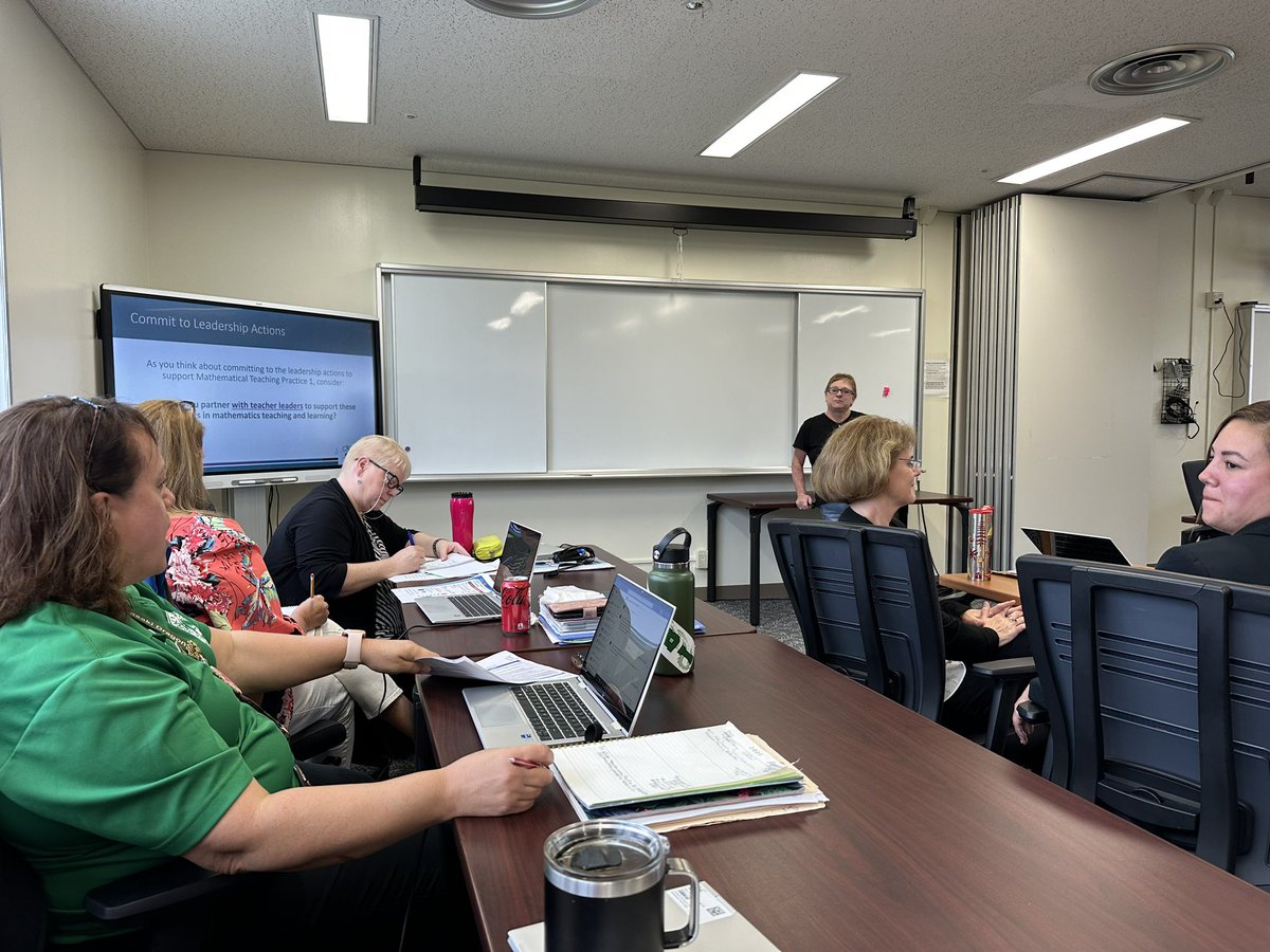 cjmarczak's tweet image. Comment from a @DoDEA_Pacific leader, “This (secondary math) training has been valuable!” Discussion on student practices, shifting to student centered, and helping students with the “why” will push our kids forward! @DoDEA #secondarymath #math