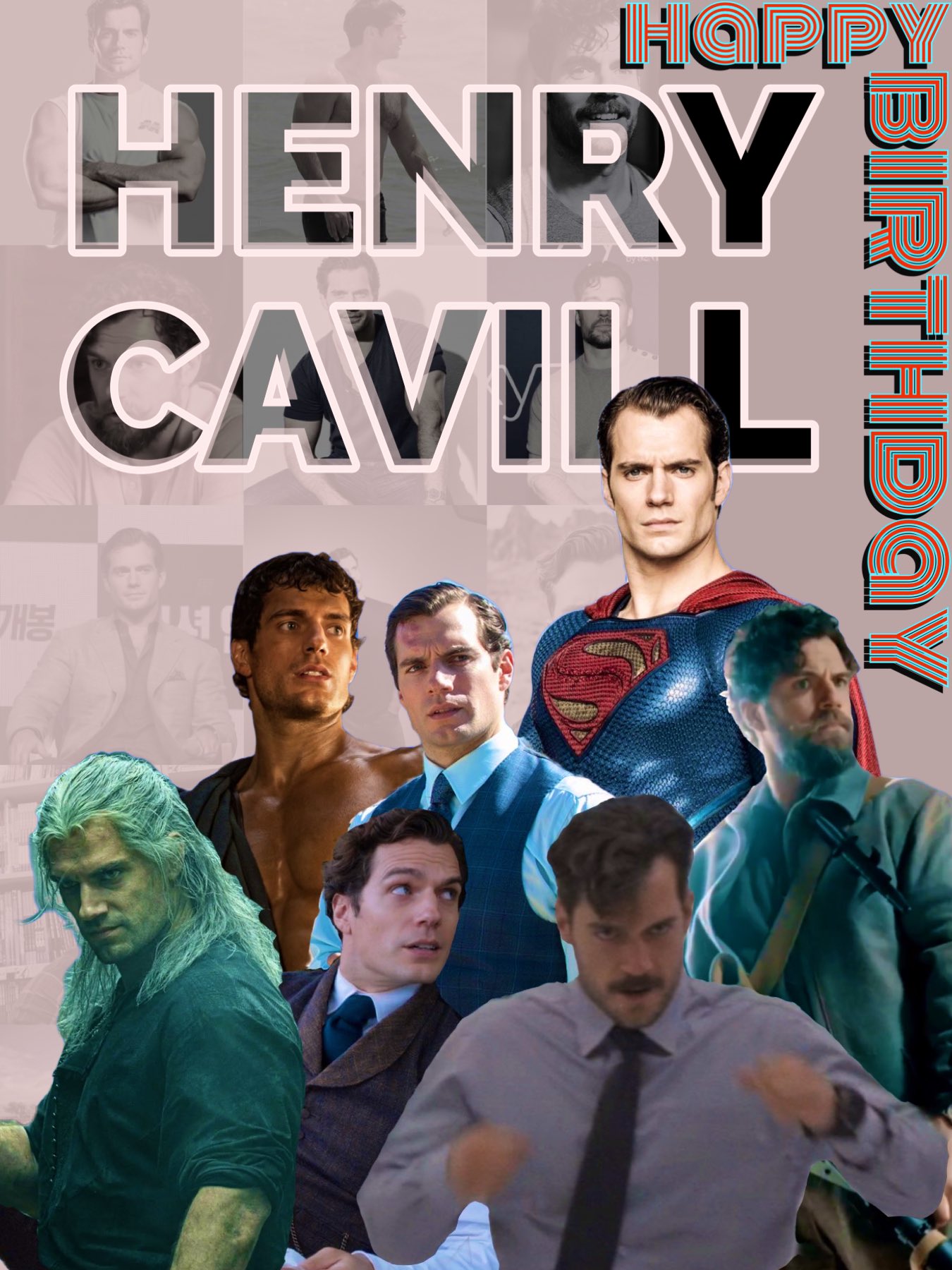Happy Birthday to the legendary Henry Cavill. 