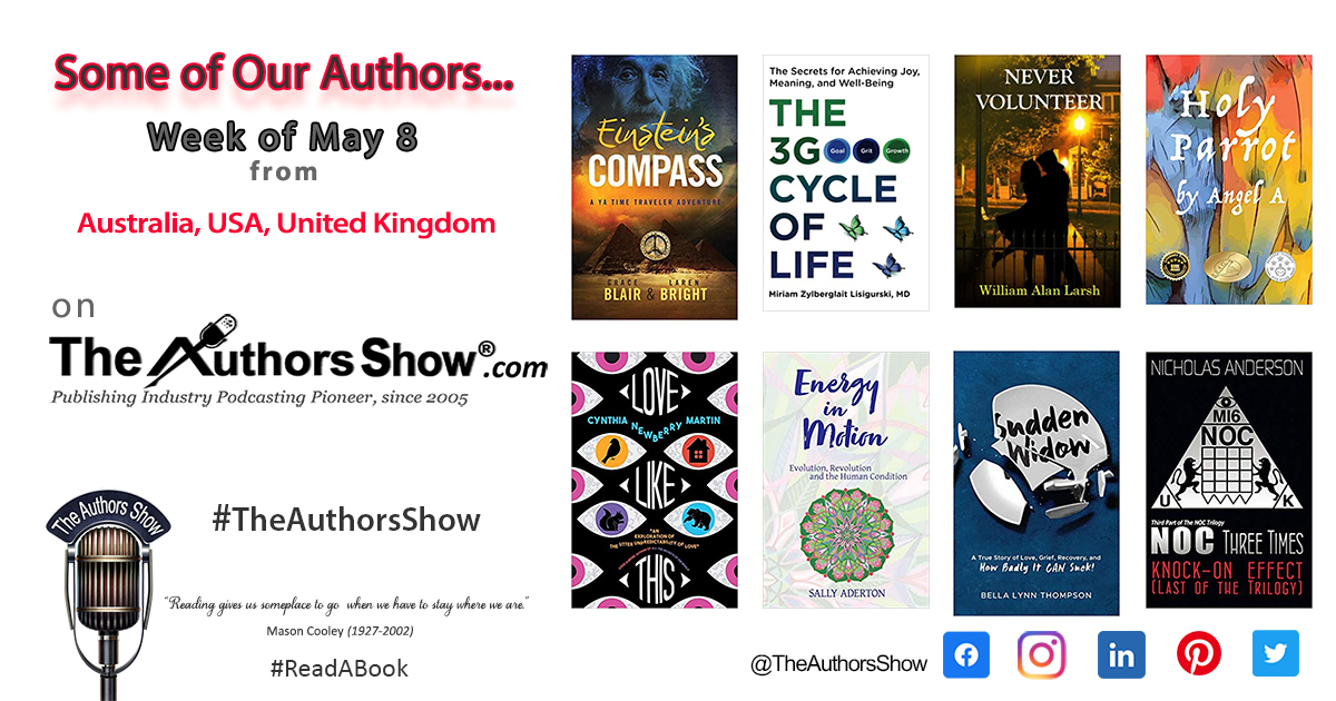 Check this week's reading at TheAuthorsShow.com: @theauthorsshow @gracethemystic @Angel_A_Author @catchingdays @sallyaderton @BellaLynnThomp1 #books #authors #theauthorsshow #readabook #fiction #booksatagram #scifi #thriller #mystery #historical