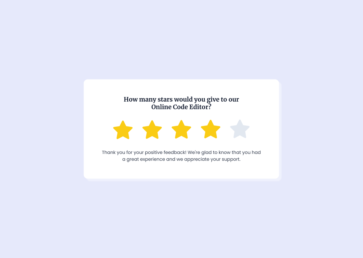 FrontendProHQ's tweet photo. Hey, Developers👋!

On Monday, we'll launch a new #FrontEnd Challenge on FrontendPro - a Star Rating Component🚀.

Perfect challenge for those looking to level up their #CSS &amp; #JavaScript skills.

Here's a sneak peek👀: https://t.co/1yCqCPQZDc