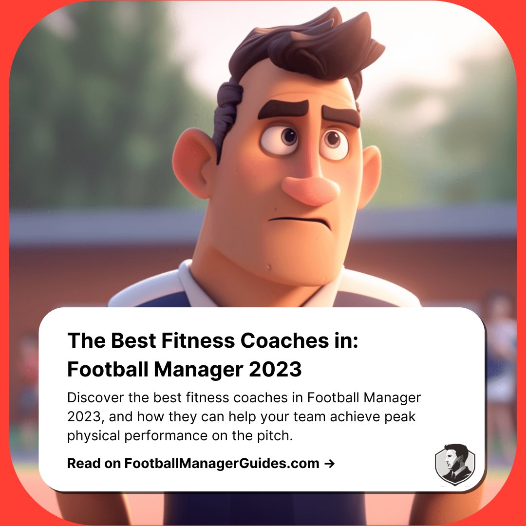 GuidesFM's tweet image. You know what they say: a healthy player is a happy player. And a happy player is a winning player. So, if you want your team to be happy and winning, you better get yourself a top fitness coach. Check out the best ones in #FM23 👉 bit.ly/3nujDoN