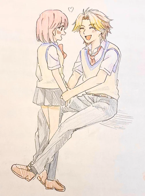 創作cafeでニナバン描きました〜