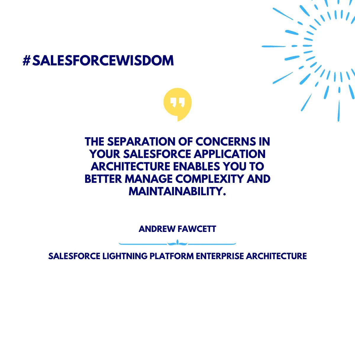 dazeworks's tweet image. #salesforcewisdom #salesforcearchitect #dazeworksninjas #management #salesforcearchitecture