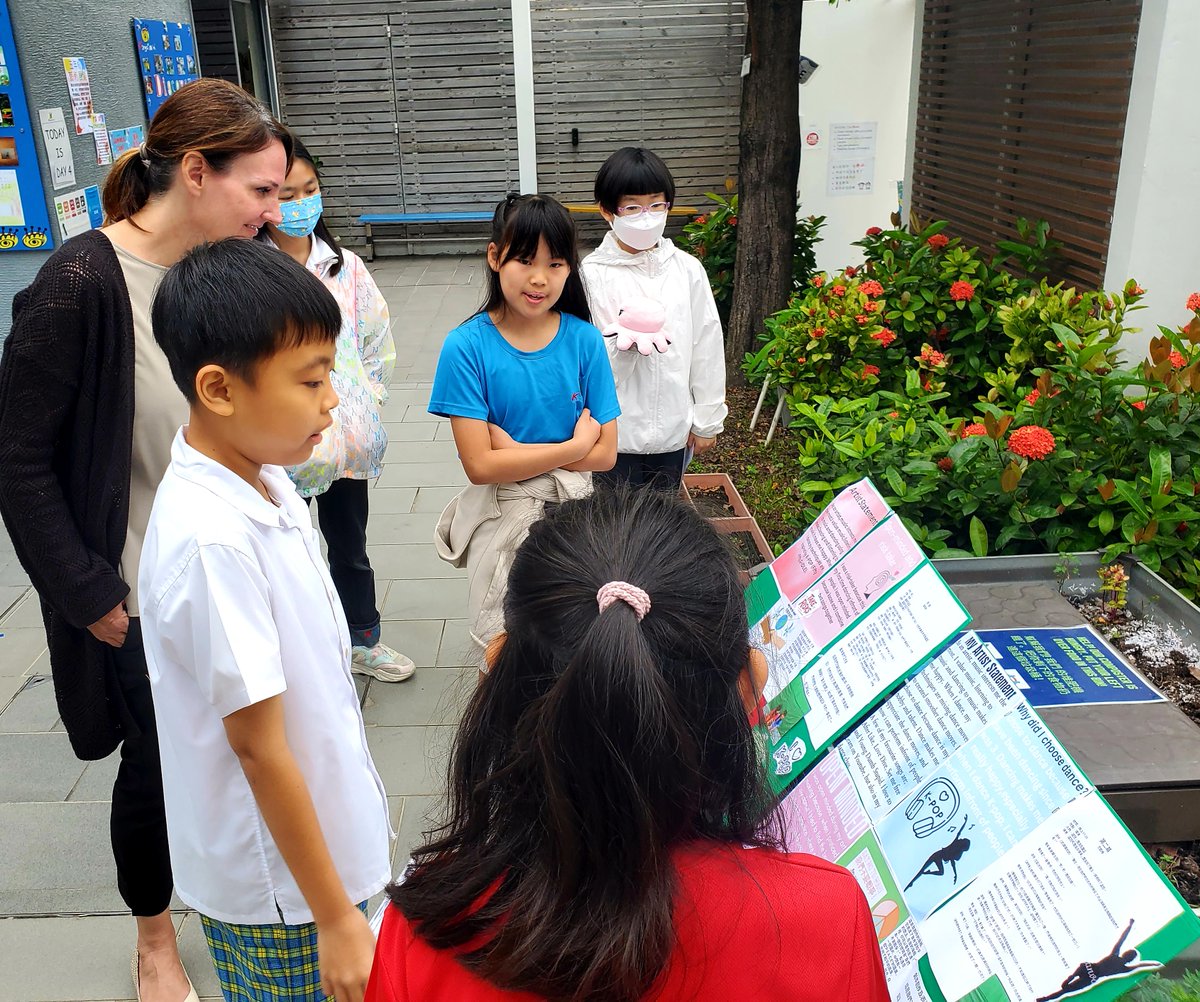 kingstonishk's tweet photo. This week, @kingstonishk Y5 learners invited parents and fellow students to experience their artistic expressions ~ #pyp exhibitions are back! #hongkongschools #ibpyp https://t.co/CVksFAggwk