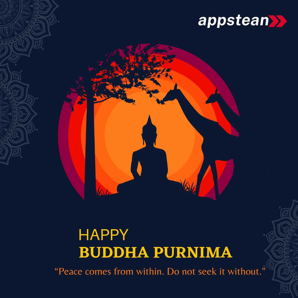 appstean's tweet photo. Greetings on the auspicious occasion of Buddha Purnima.
Celebrate the pious occasion of Buddha Purnima by following the words of Lord Buddha for a better tomorrow. https://t.co/aHOkwFZwwU